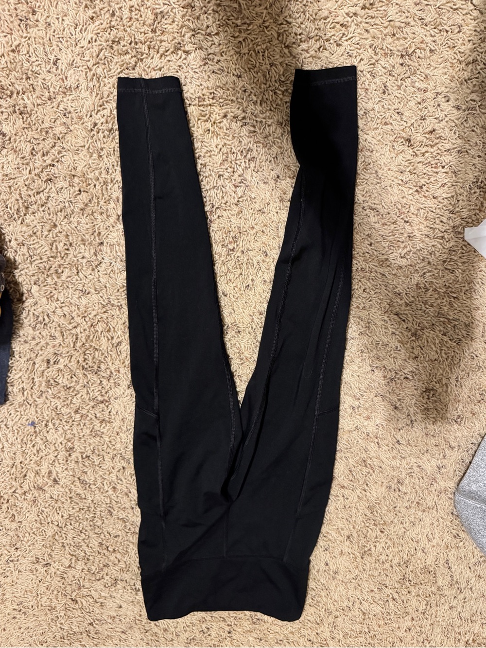 American Eagle Black Pocket Leggings with Logo Interior